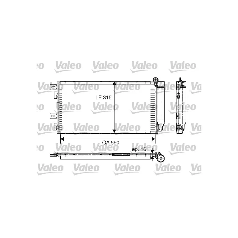 Condenseur, climatisation VALEO 817547