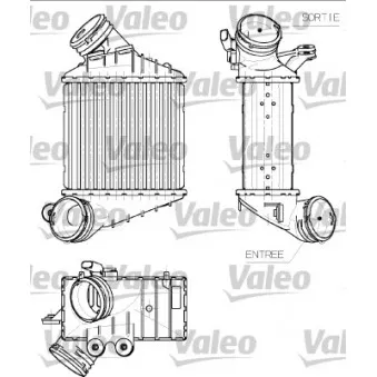Intercooler, échangeur VALEO 817555
