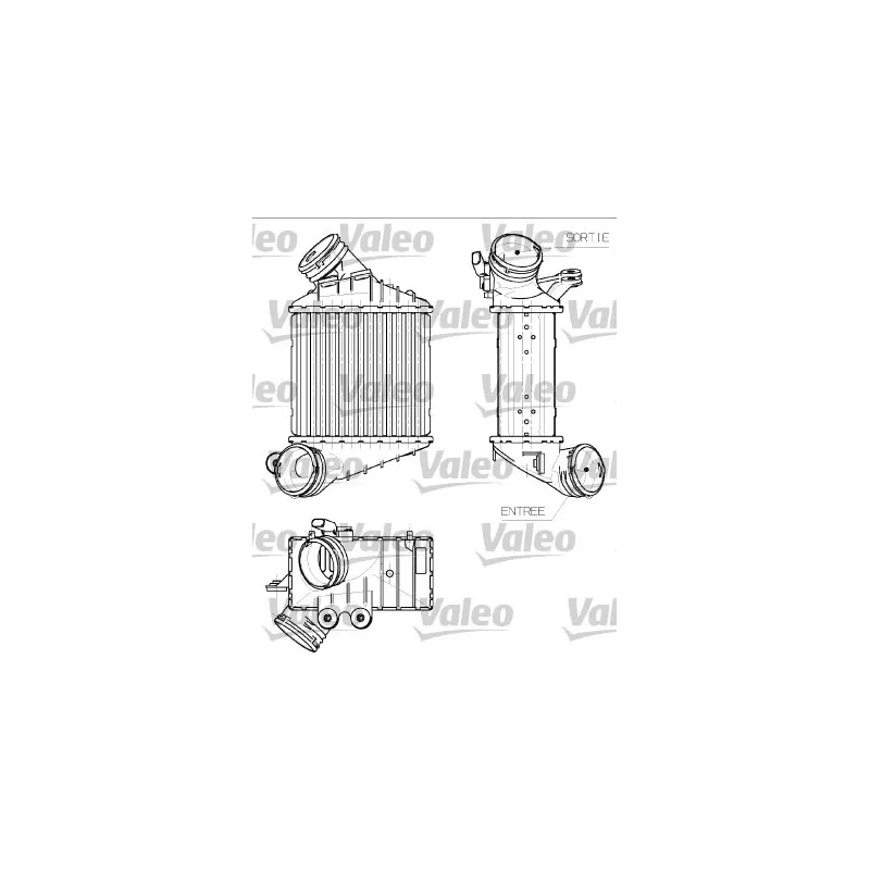 Intercooler, échangeur VALEO 817555