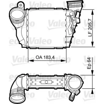 Intercooler, échangeur VALEO 817557