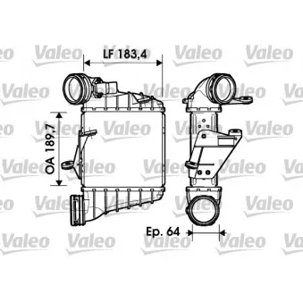Intercooler, échangeur VALEO 817558