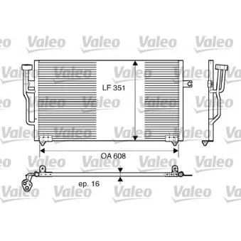 Condenseur, climatisation VALEO 817559