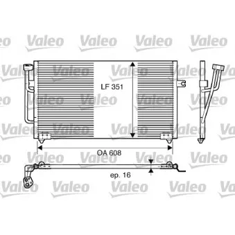Condenseur, climatisation VALEO 817560