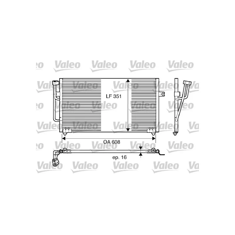 Condenseur, climatisation VALEO 817560