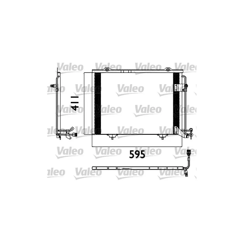 Condenseur, climatisation VALEO 817562