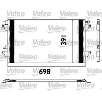Condenseur, climatisation VALEO 817568