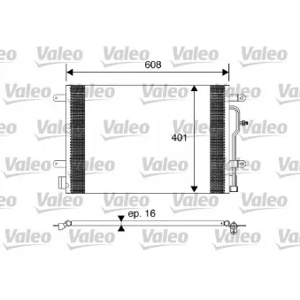 Condenseur, climatisation VALEO 817569