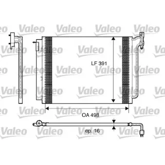 Condenseur, climatisation VALEO 817575