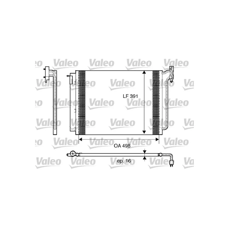 Condenseur, climatisation VALEO 817575