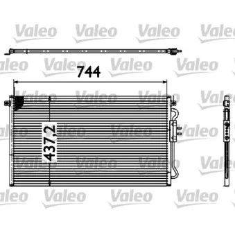 Condenseur, climatisation VALEO 817582