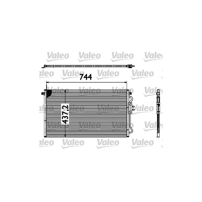 Condenseur, climatisation VALEO 817582