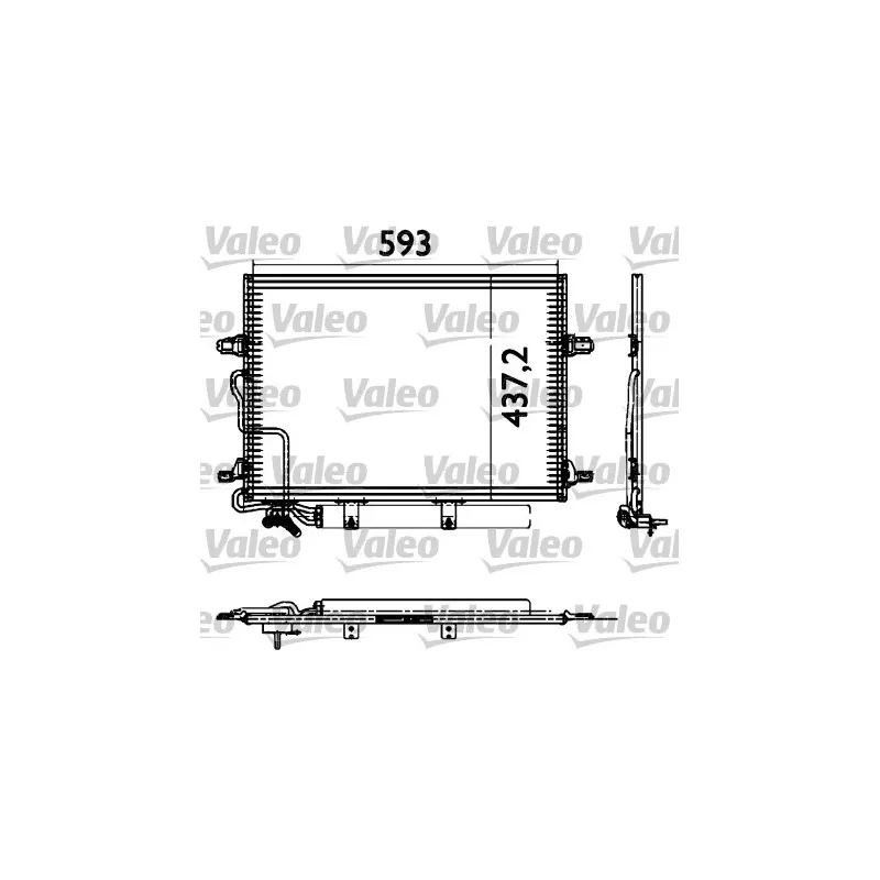 Condenseur, climatisation VALEO 817583