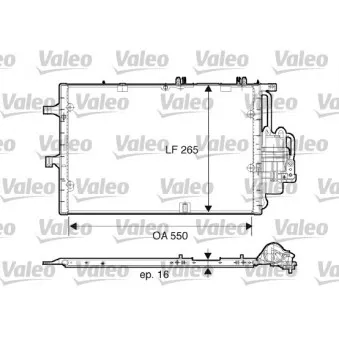 Condenseur, climatisation VALEO 817610