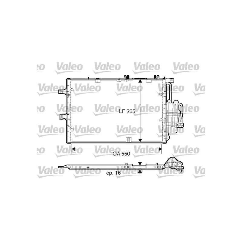 Condenseur, climatisation VALEO 817610