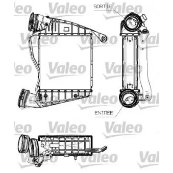 Intercooler, échangeur VALEO 817634