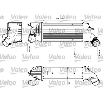 Intercooler, échangeur VALEO 817639