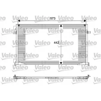 Condenseur, climatisation VALEO 817644