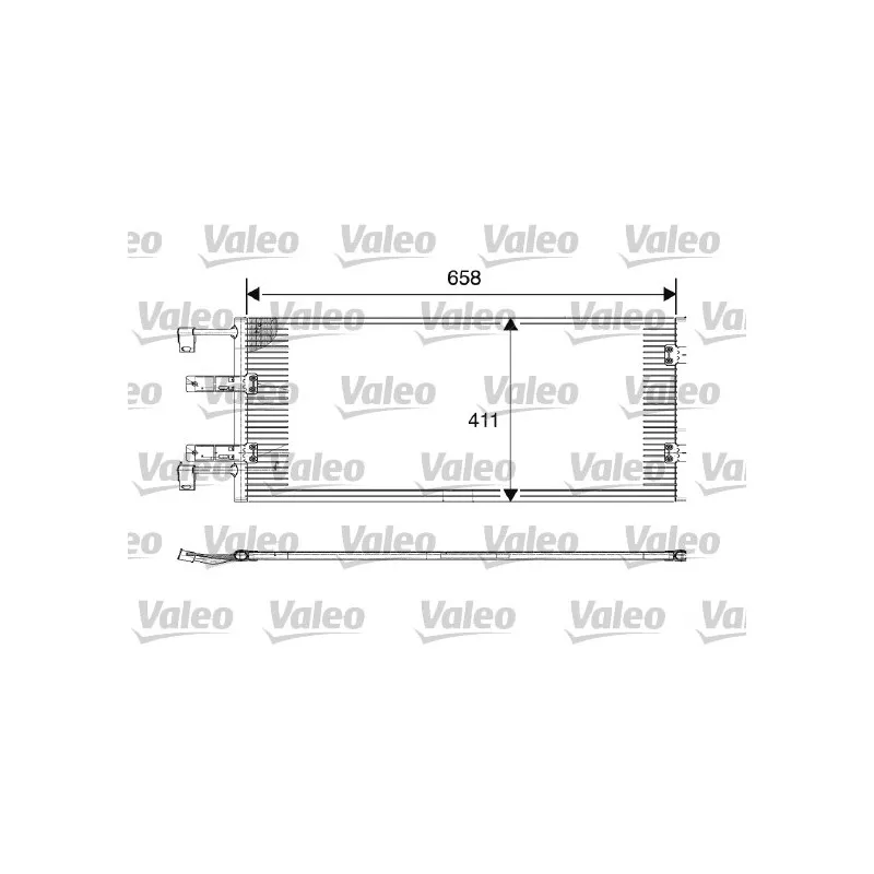 Condenseur, climatisation VALEO 817645