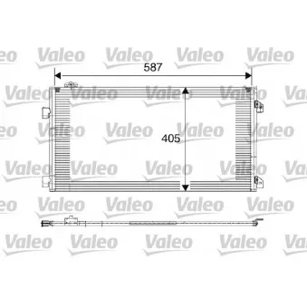Condenseur, climatisation VALEO 817646