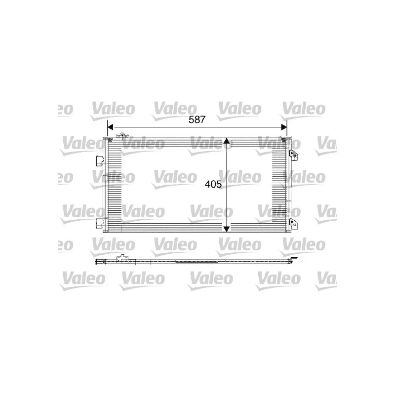 Condenseur, climatisation VALEO 817646