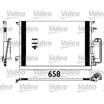 Condenseur, climatisation VALEO 817647