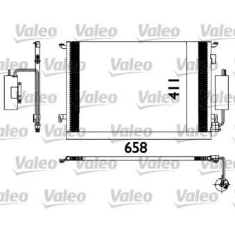 Condenseur, climatisation VALEO 817648