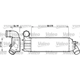 Intercooler, échangeur VALEO 817650