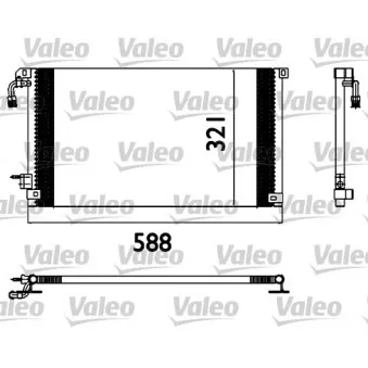 Condenseur, climatisation VALEO 817655