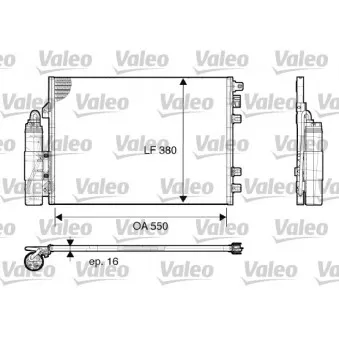 Condenseur, climatisation VALEO 817661