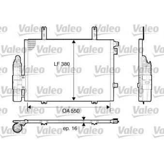 Condenseur, climatisation VALEO 817662