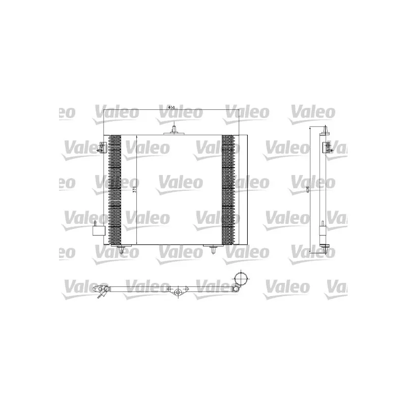 Condenseur, climatisation VALEO 817663