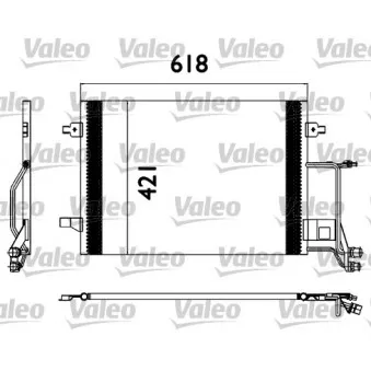 Condenseur, climatisation VALEO 817666