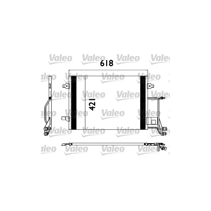Condenseur, climatisation VALEO 817666