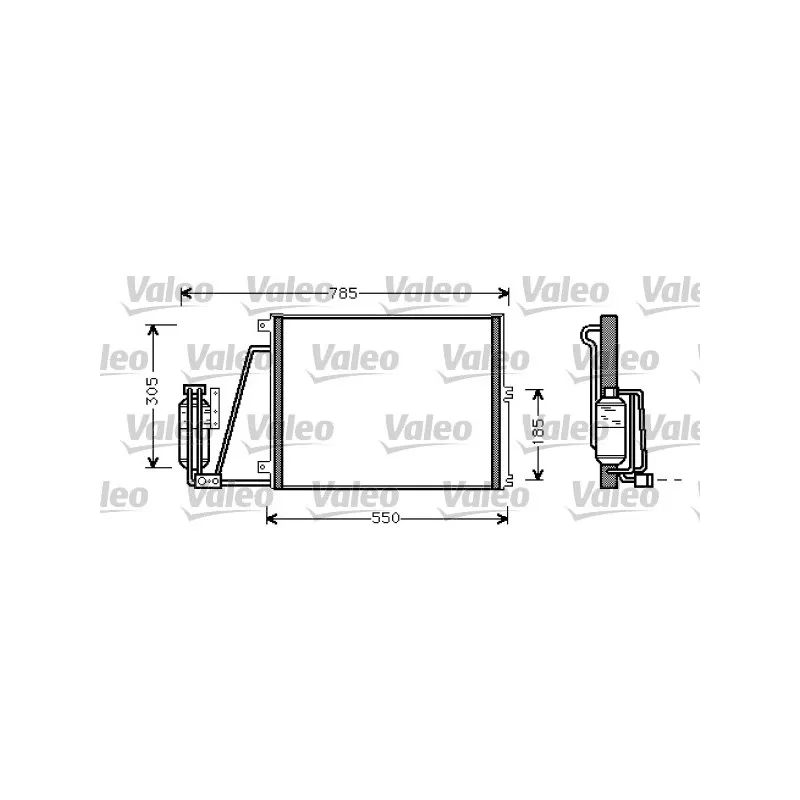 Condenseur, climatisation VALEO 817670