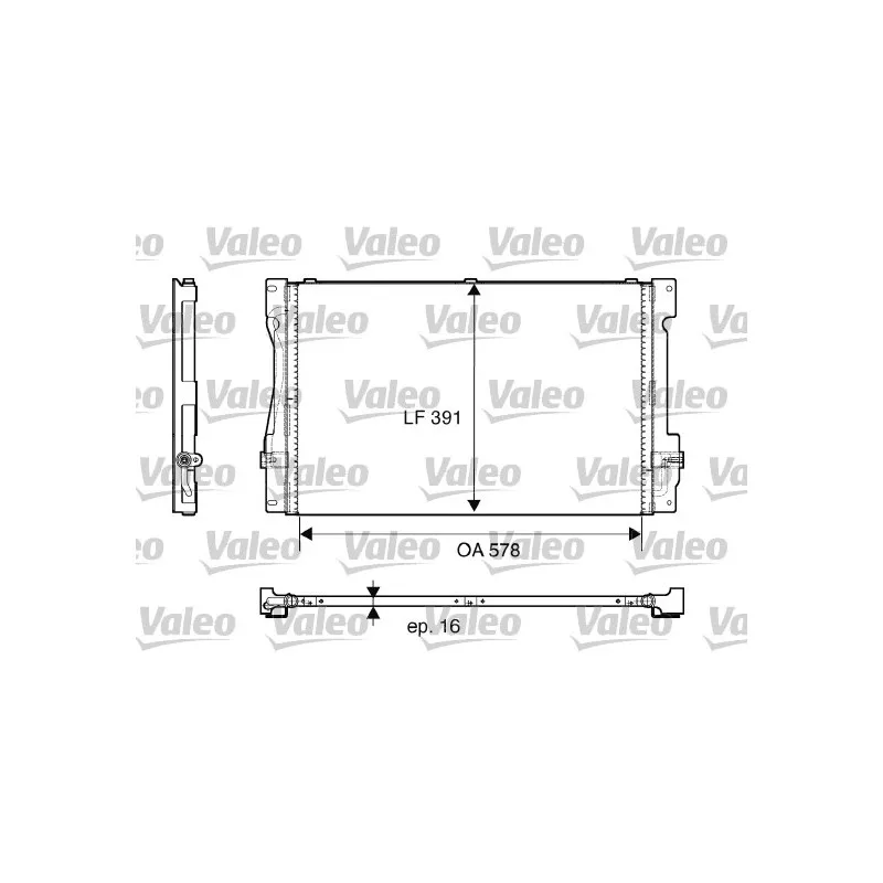 Condenseur, climatisation VALEO 817675