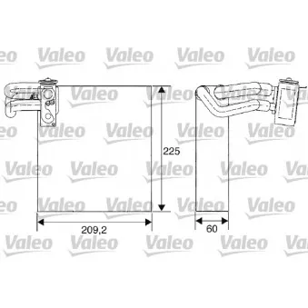 Evaporateur climatisation VALEO 817680