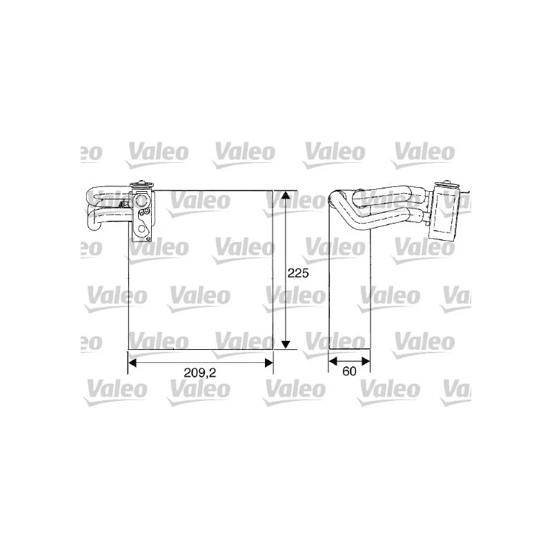 Evaporateur climatisation VALEO 817680