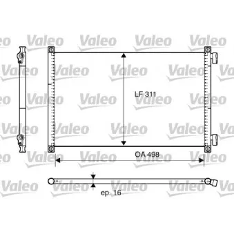 Condenseur, climatisation VALEO 817685