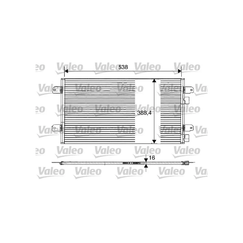 Condenseur, climatisation VALEO 817701