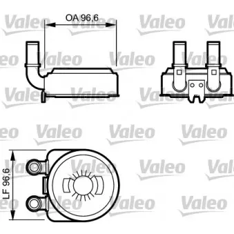 Radiateur d'huile VALEO 817705