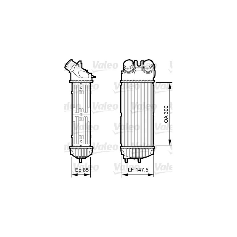 Intercooler, échangeur VALEO 817706