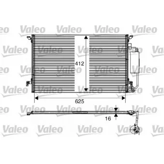 Condenseur, climatisation VALEO 817711