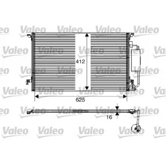 Condenseur, climatisation VALEO 817712