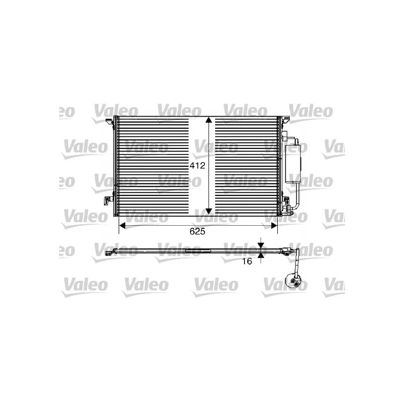 Condenseur, climatisation VALEO 817712