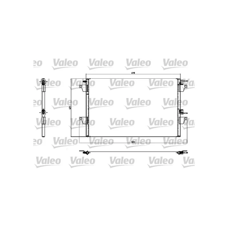Condenseur, climatisation VALEO 817731