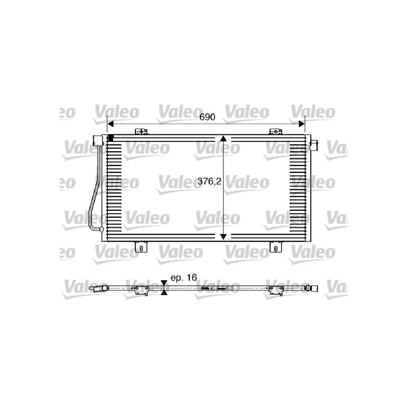 Condenseur, climatisation VALEO 817742