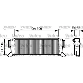 Intercooler, échangeur VALEO 817759