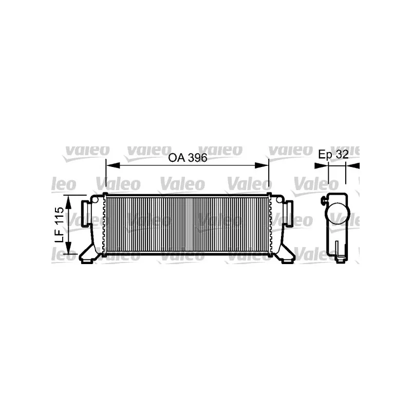 Intercooler, échangeur VALEO 817759