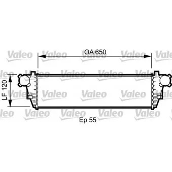 Intercooler, échangeur VALEO 817760