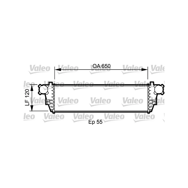 Intercooler, échangeur VALEO 817760